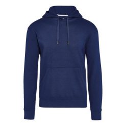 Bluza Z Kapturem Unisex Dla Dorosłych Bez Metki. Niebieskie bluzy męskie SG, m, bez wzorów, z kapturem. Za 133.99 zł.
