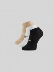 4F Skarpetki krótkie (3-pack) damskie - multikolor 39-42. Skarpety damskie 4f, bez wzorów, z bawełny. Za 49.99 zł.