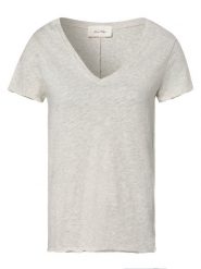 American vintage T-shirt Kobiety Dżersej szary|beżowy, S. Brązowe t-shirty damskie American Vintage, s, bez wzorów, z dżerseju, vintage, bez kołnierzyka. Za 249.95 zł.