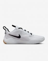 Buty halowe Nike Air Zoom Hyperace 3. Białe obuwie sportowe damskie Nike, bez wzorów, z gumy, do siatkówki. Za 479.99 zł.