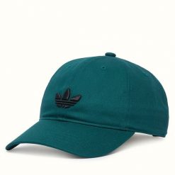 Czapka z daszkiem adidas. Zielone czapki i kapelusze damskie Adidas, bez wzorów. Za 89.99 zł.