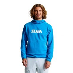 Bluza Slam Graphic Hoodie Dorośli. Niebieskie bluzy męskie SLAM, l, bez wzorów, z bawełny, z kapturem. Za 566.99 zł.