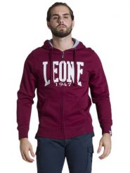 Bluza z bawełna z kaptur na co dzień na siłownię. Żółte bluzy męskie LEONE 1947 APPAREL, m, bez wzorów, z bawełny, bez kaptura. Za 147.31 zł.
