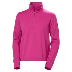 Bluza damska Helly Hansen Versalite Cinched Fleece. Czerwone bluzy sportowe damskie Helly Hansen, bez wzorów, bez kaptura, trekkingowe. Za 319.50 zł.