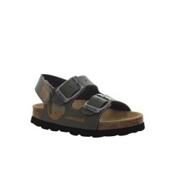 Sandały chłopięce LUMBERJACK BING. Zielone sandały chłopięce Lumberjack, z nubiku, bez zapięcia. Za 129.99 zł.