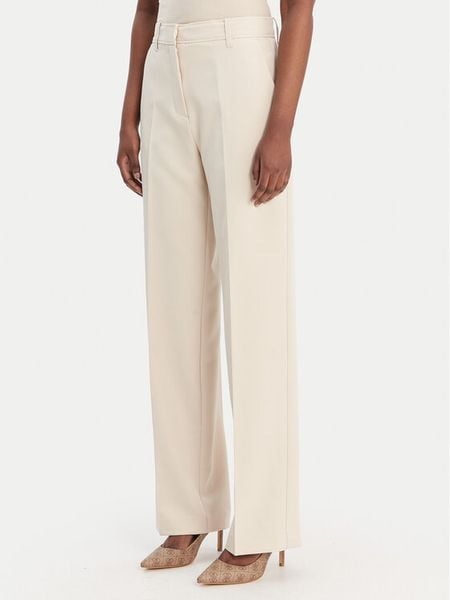 Guess Spodnie materiałowe W6RB02 WH9Y2 Beżowy Regular Fit. Brązowe spodnie materiałowe damskie Guess, xs, z aplikacjami, z materiału. Za 479.99 zł.