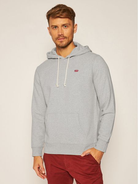 Levi's® Bluza New Orginal 34581-0000 Szary Regular Fit. Szare bluzy męskie m, bez wzorów, z bawełny, bez kaptura. Za 219.99 zł.