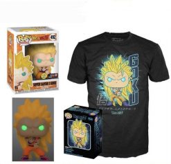 Funko Pop! Dragon Ball Z Goku 492 Glow T-Shirt L. T-shirty męskie Funko Pop, l, bez wzorów, bez kołnierzyka. Za 152.80 zł.