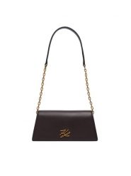 KARL LAGERFELD Torebka B4W30280 Brązowy ciemny. Brązowe torebki do ręki damskie KARL LAGERFELD, bez wzorów, ze skóry, bez dodatków. Za 849.99 zł.