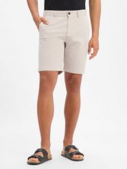 BOSS Orange Szorty - Chino Slim Mężczyźni Bawełna beżowy, 40. Brązowe szorty męskie Boss Orange, na lato, m, bez wzorów, z bawełny. Za 279.95 zł.