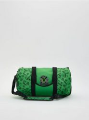 Sportowa torba Minecraft - zielony. Zielone torby i plecaki dziecięce Reserved, z tkaniny, małe. Za 109.99 zł.