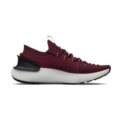 Buty biegowe męskie Under Armour HOVR Phantom 3. Czerwone buty sportowe męskie Under Armour, bez zapięcia, do biegania. Za 399.99 zł.