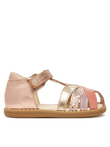 Lasocki Kids Sandały BOB CI12-BOB-04(II)DZ Złoty. Żółte sandały dziewczęce Lasocki Kids, ze skóry, bez zapięcia. Za 129.99 zł.