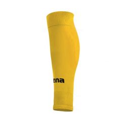 Getry piłkarskie bez stopy dla dorosłych Zina Libra. Żółte legginsy sportowe męskie Zina, bez wzorów, do piłki nożnej. Za 28.80 zł.