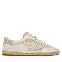 Sneakersy MICHAEL Michael Kors. Brązowe espadryle damskie MICHAEL Michael Kors, bez wzorów, bez obcasa, bez zapięcia. Za 699.99 zł.