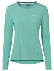 Koszulka damska Sveit LS Shirt II. Szare koszulki sportowe damskie Vaude, s, bez wzorów, z materiału, bez kołnierzyka, bez ramiączek, wspinaczkowe. Za 259.00 zł.