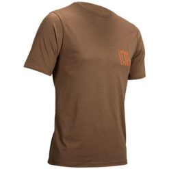 Koszulka LEATT T-Shirt Core. Brązowe t-shirty męskie LEATT, bez wzorów, bez kołnierzyka. W wyprzedaży za 134.10 zł.