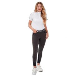 Damskie spodnie jeździeckie Gaze Jamia. Szare spodnie materiałowe damskie GAZE, s, bez wzorów, z dzianiny. Za 1,239.90 zł.