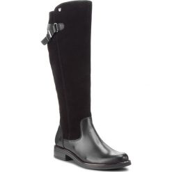 Oficerki CAPRICE - 9-25523-21 Black Comb 019. Czarne kozaki damskie Caprice, z materiału. W wyprzedaży za 389.00 zł.