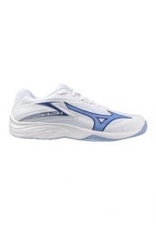 Buty halowe Mizuno Thunder Blade Z. Białe obuwie sportowe damskie Mizuno, bez wzorów, z materiału, do piłki ręcznej. Za 429.00 zł.