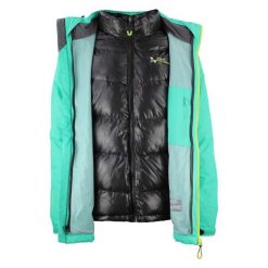Kurtka narciarska 3 w 1 damska z odwracalnym designem Peak Mountain Acixi. Czarne bluzy sportowe damskie Peak Mountain, xl, bez wzorów, z puchu, bez kaptura, narciarskie. W wyprzedaży za 369.00 zł.