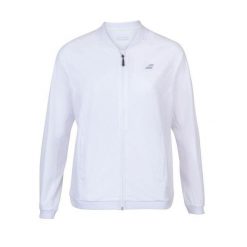 Bluza dresowa damska Babolat Play Jacket do tenisa. Białe bluzy damskie BABOLAT, xs, bez wzorów, z dresówki, bez kaptura. Za 279.99 zł.