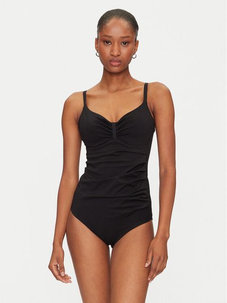 Chantelle Strój kąpielowy Icon C16VR0 Czarny. Czarne kostiumy jednoczęściowe damskie Chantelle, bez wzorów, z syntetyku. Za 739.99 zł.