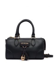 LOVE MOSCHINO Torebka Charmy JC4157PP1PL1300A Czarny. Czarne torebki do ręki damskie Love Moschino, bez wzorów, ze skóry, wizytowe, bez dodatków. Za 1,029.00 zł.