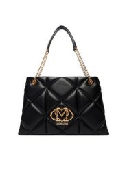 LOVE MOSCHINO Torebka JC4040PP1OLC0000 Czarny. Czarne torebki do ręki damskie Love Moschino, bez wzorów, ze skóry, bez dodatków. Za 1,099.00 zł.