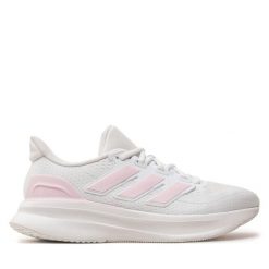 Buty do biegania adidas. Białe obuwie sportowe damskie Adidas, bez wzorów, do biegania. Za 239.99 zł.