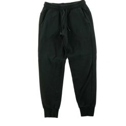 Second life - Spodnie dresowe męskie Essentials Logo Pants - Stan dobry. Czarne spodnie sportowe męskie Puma, m, bez wzorów, z dresówki, do biegania. Za 94.16 zł.