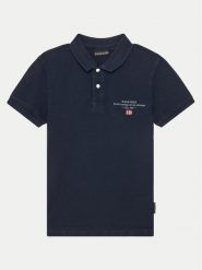 Napapijri Polo Elbas 5 NP0A4G4N1761 S Granatowy Regular Fit. Niebieskie t-shirty dla chłopców Napapijri, bez wzorów, z bawełny, bez ramiączek. Za 99.99 zł.