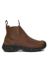 Keen Sztyblety Anchorage 1031166 Brązowy. Brązowe botki męskie Keen, bez wzorów, z nubiku, bez zapięcia. Za 719.99 zł.