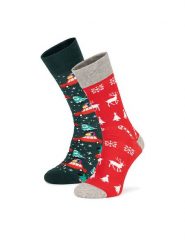 Lasocki Skarpety długie 2MB-004-AW24 (2-pack) Kolorowy. Skarpety damskie Lasocki, bez wzorów, z bawełny. Za 29.99 zł.