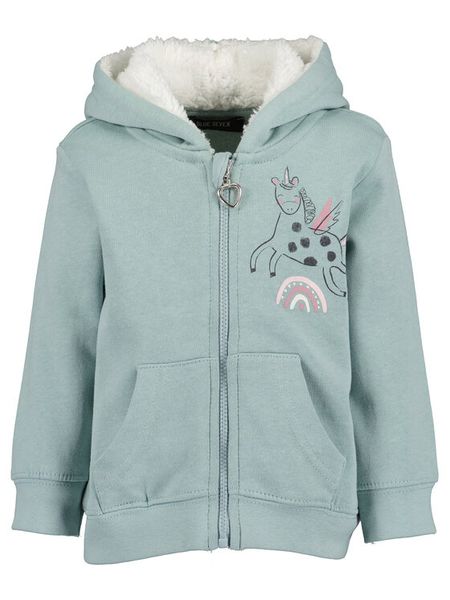 Blue Seven Bluza 957071 X Niebieski Regular Fit. Niebieskie bluzy dla dziewczynek Blue Seven, bez wzorów, z bawełny, bez ramiączek, bez kaptura. Za 59.99 zł.