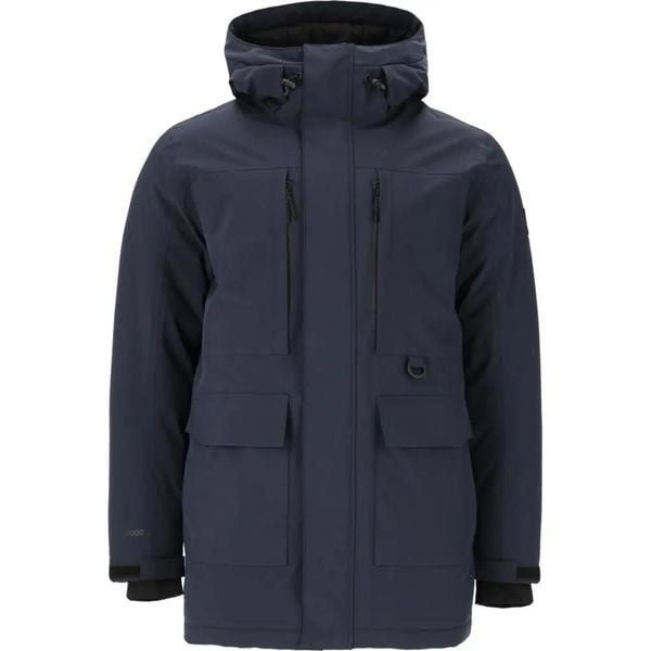 Kurtka wodoodporna Whistler Bluff Pro 10000. Niebieskie kurtki męskie Whistler, l, bez wzorów, z materiału, eleganckie, bez kaptura. Za 495.00 zł.