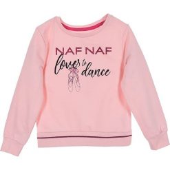 Bluza w kolorze jansoróżowym. Czerwone bluzy dla dziewczynek Daniel Hechter, Naf Naf Kids, bez wzorów, z bawełny, bez ramiączek, bez kaptura. W wyprzedaży za 42.95 zł.