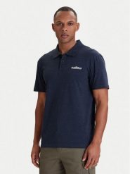 Quiksilver Polo EQYKT04420 Granatowy Regular Fit. Niebieskie koszulki polo męskie Quiksilver, l, bez wzorów, z bawełny, bez ramiączek. Za 149.99 zł.