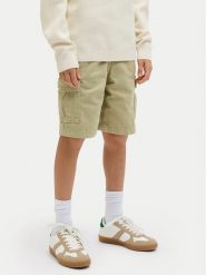 Jack & Jones Junior Szorty materiałowe Karl 12269498 Beżowy Loose Fit. Brązowe szorty dla chłopców Jack & Jones Junior, bez wzorów, z bawełny. Za 99.99 zł.