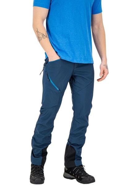 Spodnie turystyczne męskie Fundango Roboftshell. Niebieskie spodnie snowboardowe męskie Fundango, m, bez wzorów, z materiału, narciarskie. Za 399.90 zł.