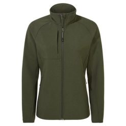 Kurtka Damska Expert Basecamp Soft Shell. Zielone kurtki damskie Craghoppers, bez wzorów, z softshellu, bez kaptura, trekkingowe. Za 254.99 zł.