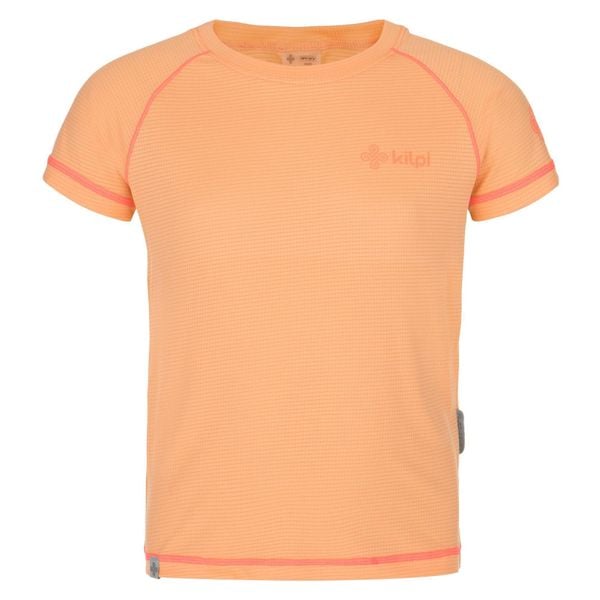 Dziewczęca koszulka techniczna Kilpi TECNI-JG. Brązowe t-shirty i topy dla dziewczynek Kilpi, bez wzorów, z poliesteru, bez ramiączek. Za 70.90 zł.