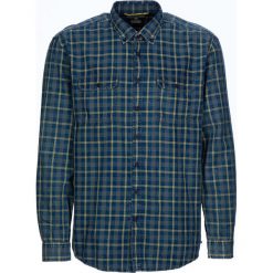 Koszula "Tom" - Regular fit - w kolorze żółto-granatowym. Niebieskie koszule męskie Camel Active, m, bez wzorów, z bawełny, bez kołnierzyka, bez ramiączek. W wyprzedaży za 109.95 zł.