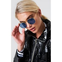 Le Specs Okulary przeciwsłoneczne Revolution - Gold. Brązowe okulary przeciwsłoneczne damskie Le Specs. Za 242.95 zł.