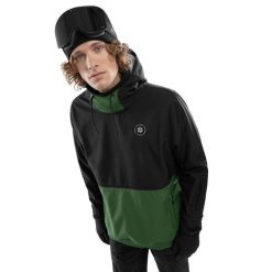 Kurtka snowboardowa męska W1 Evergreen. Czarne kurtki męskie SIROKO, l, bez wzorów, z softshellu, bez kaptura. Za 844.00 zł.