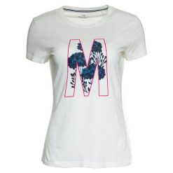 Mustang T-Shirt Damski Shiny M Biały. T-shirty damskie marki Mustang. Za 97.00 zł.
