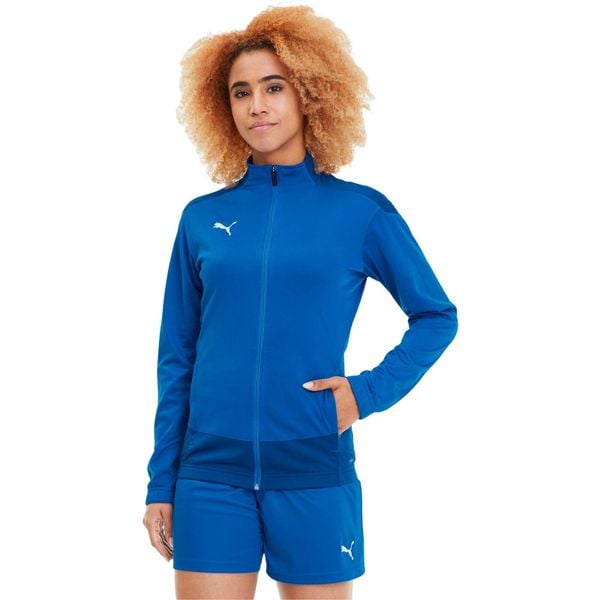 Kurtka damskie Puma Teamgoal 23 Training Jacket W. Niebieskie kurtki damskie Puma, s, bez wzorów, z poliesteru, bez kaptura. Za 93.46 zł.