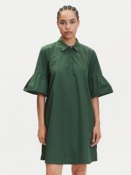 Marella Sukienka koszulowa Medicea 2515221192 Zielony Relaxed Fit. Zielone sukienki damskie Marella, bez wzorów, z bawełny, bez kołnierzyka, bez ramiączek, koszulowe. Za 369.99 zł.