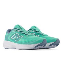 Buty do biegania damskie New Balance 411 V4 W4111WF. Obuwie sportowe damskie New Balance, bez wzorów, z gumy, do biegania. Za 189.99 zł.