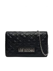 LOVE MOSCHINO Torebka JC4079PP1NLA000B Czarny. Czarne torebki do ręki damskie Love Moschino, bez wzorów, ze skóry, wizytowe, bez dodatków. Za 399.99 zł.
